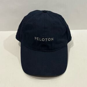 Peloton Baseball Cap Hat Unisex One Size Navy Blue Embroidered Logo
